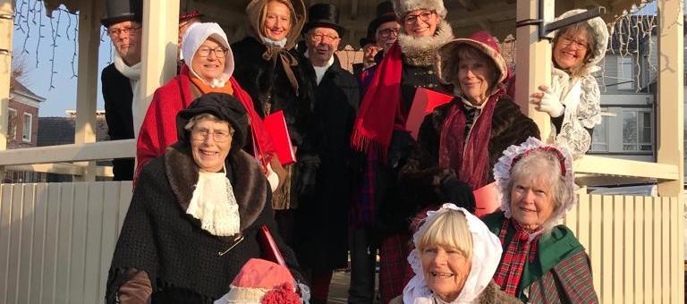 14 december Kerst in de Muziektent met de Dickens Singers